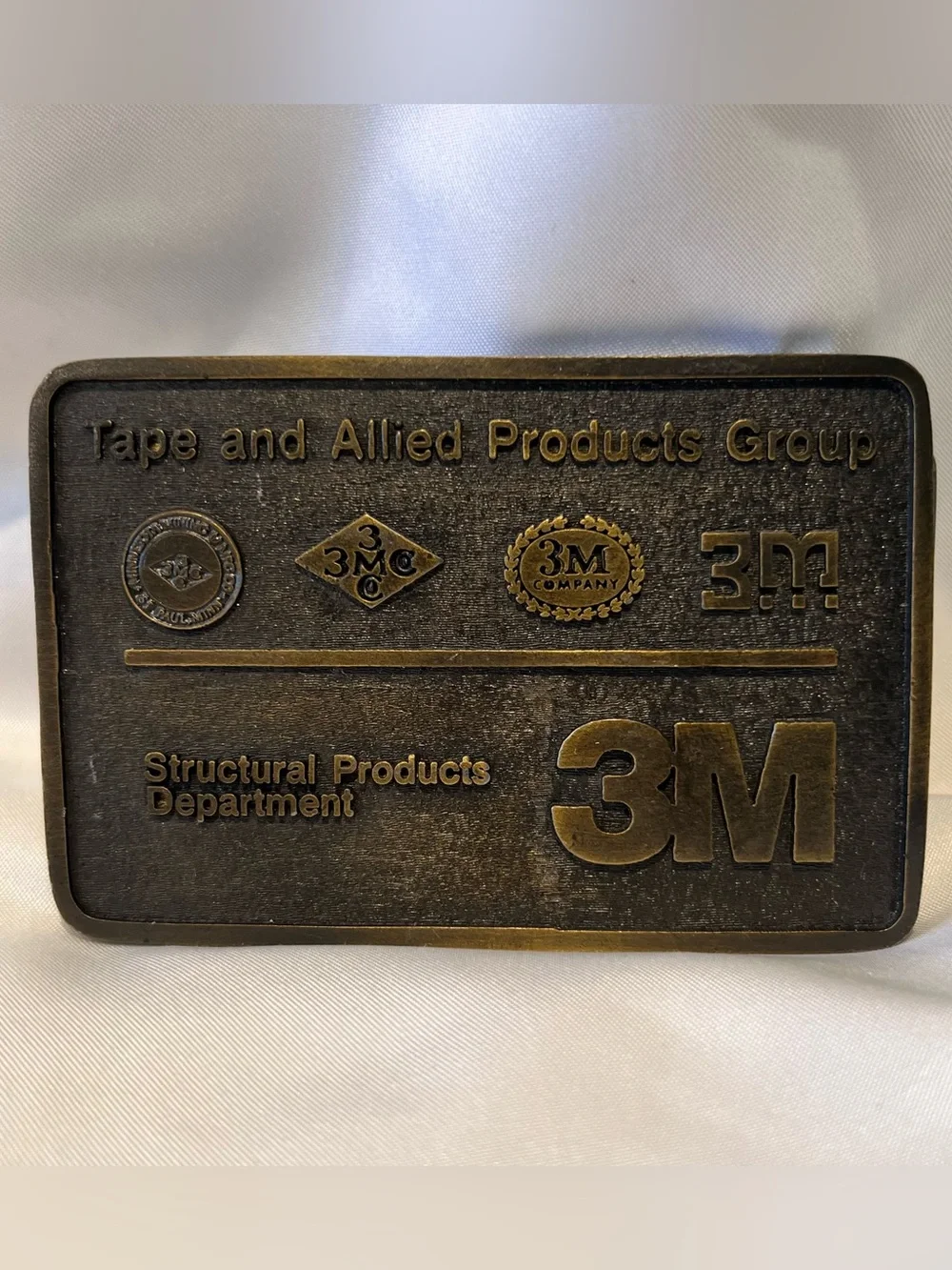 Vintage 3M Tape Allied Products Structural Products Belt Buckle